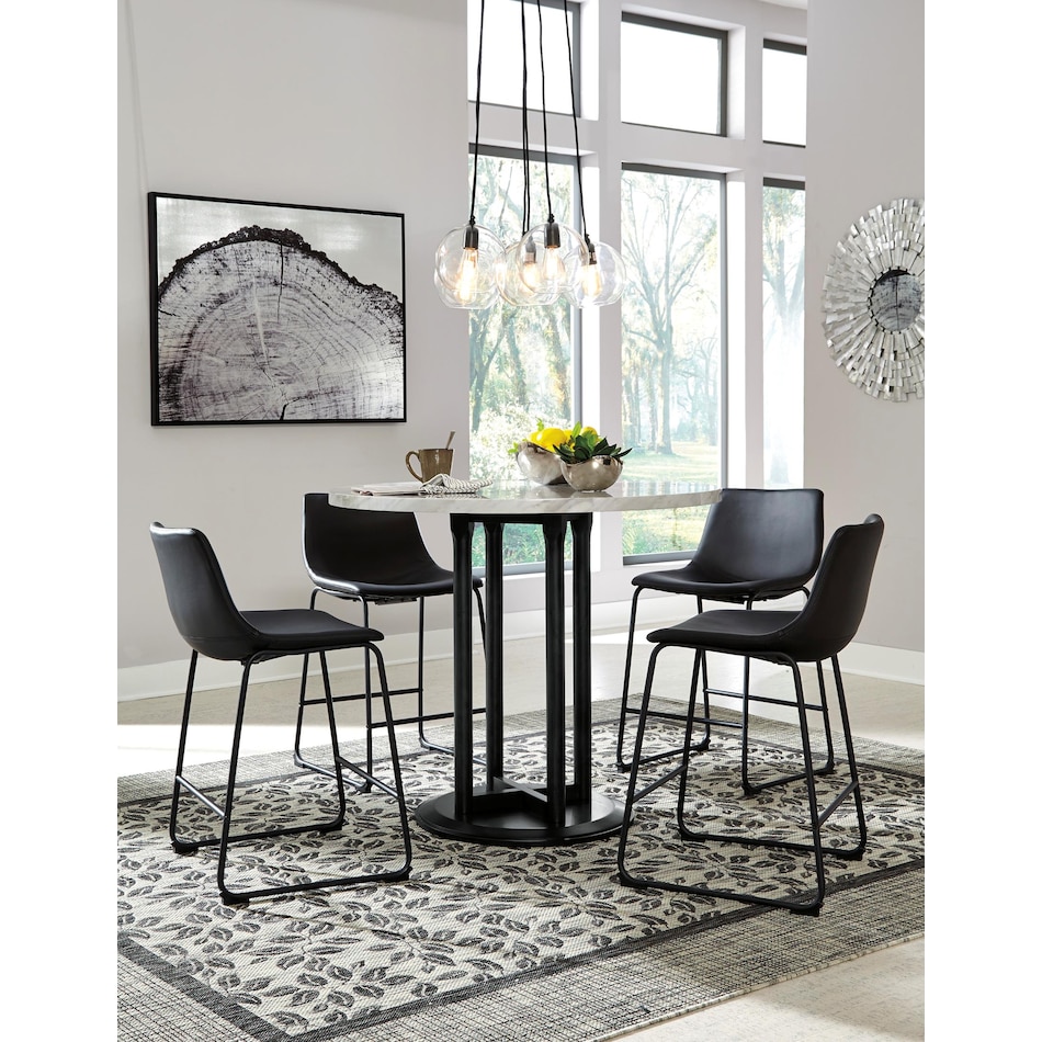 centiar dining room black d x  