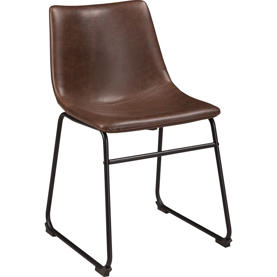centiar black   brown dining chair d   