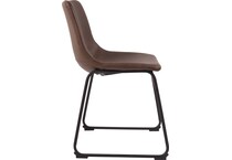centiar black   brown dining chair d   