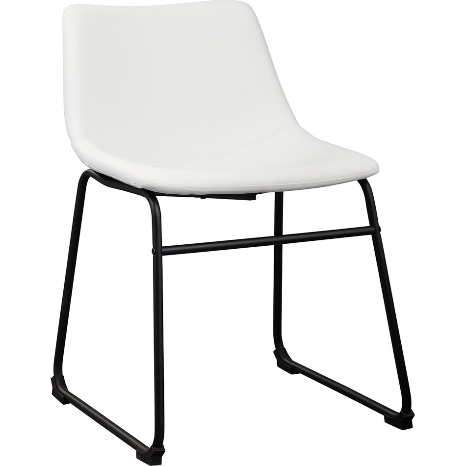 centiar black   white dining chair d   