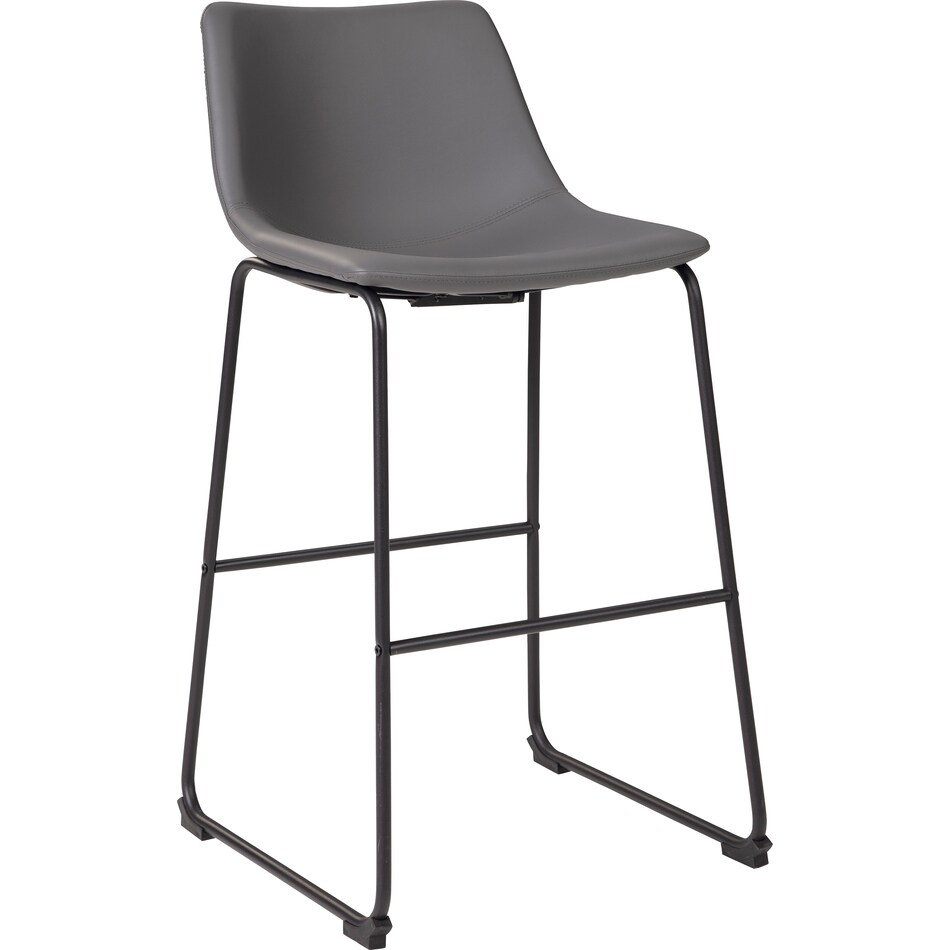 centiar gray bar stool d   