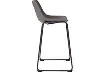 centiar gray bar stool d   