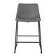 centiar gray counter height stool d   
