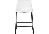 centiar white counter height stool d   