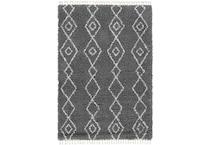 charcoal   white rug r  