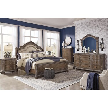 Charmond Queen Upholstered Panel Bed