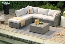 cherry point gray  piece seating p   