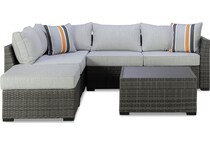 cherry point gray  piece seating p   