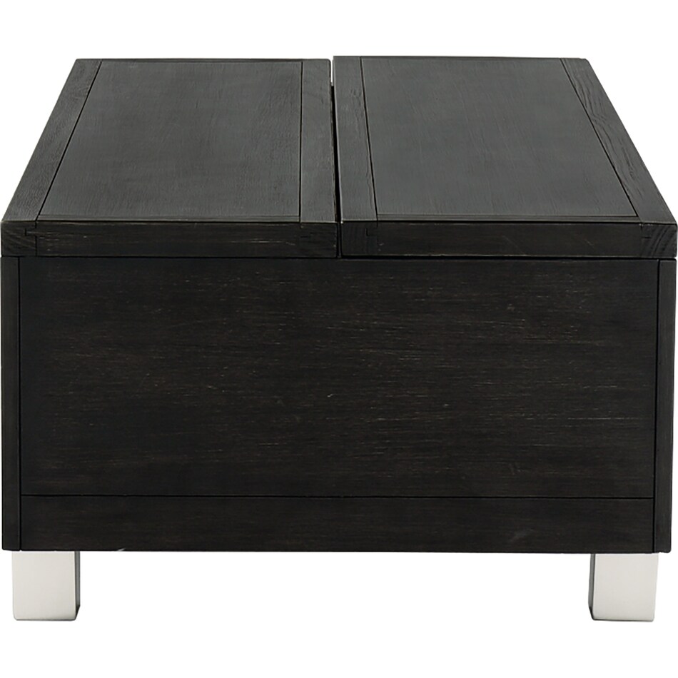 chisago black lift top coffee table t   