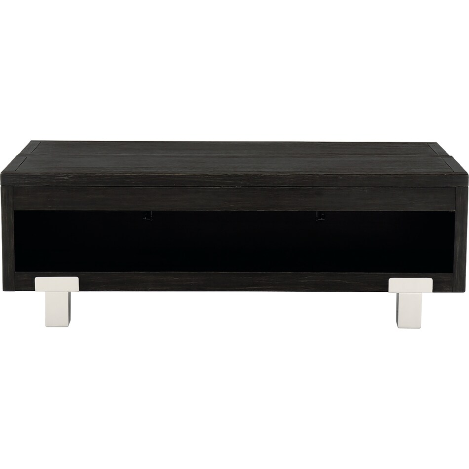 chisago black lift top coffee table t   