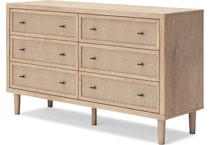 cielden bedroom two tone brown br master dresser b   