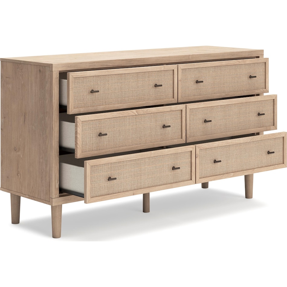 cielden bedroom two tone brown br master dresser b   