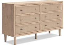 cielden bedroom two tone brown br master dresser b   