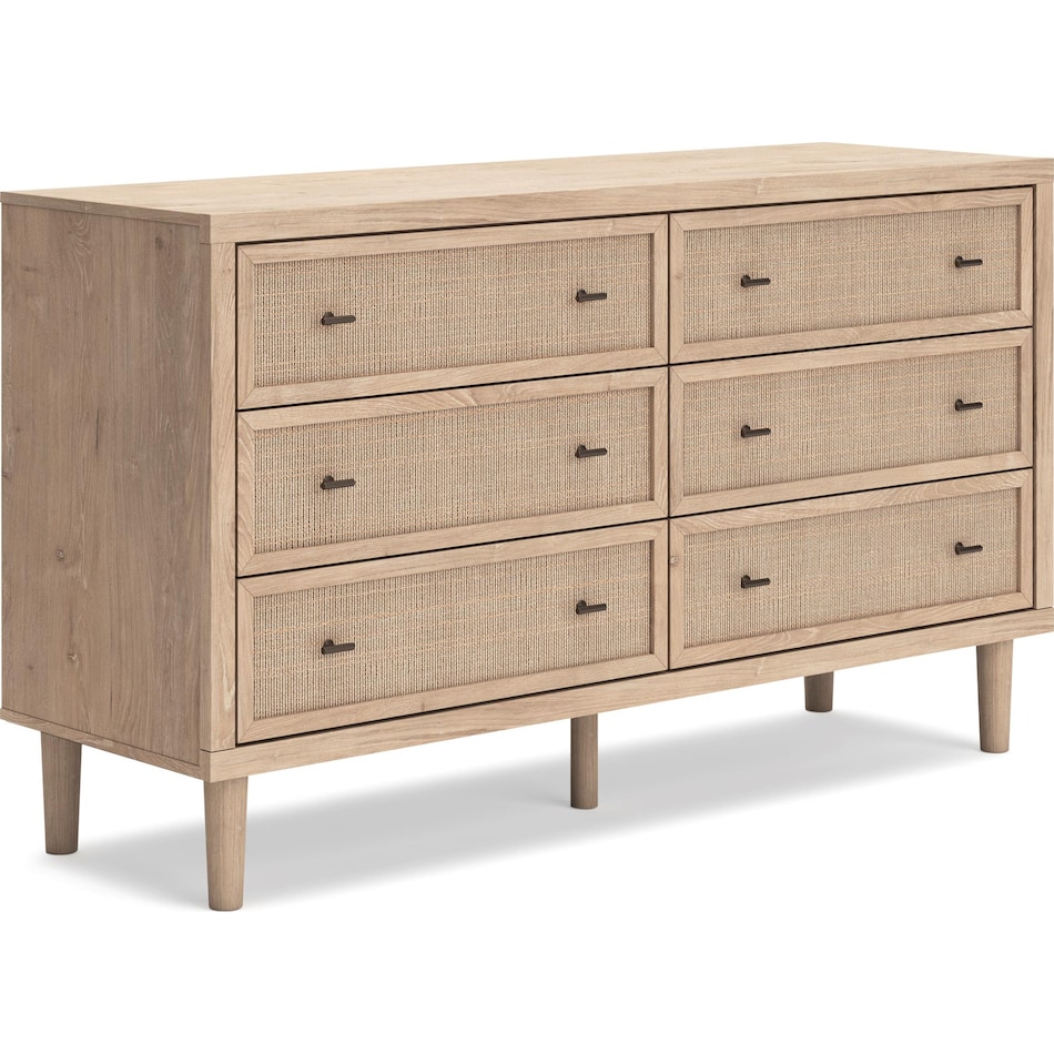 cielden bedroom two tone brown br master dresser b   