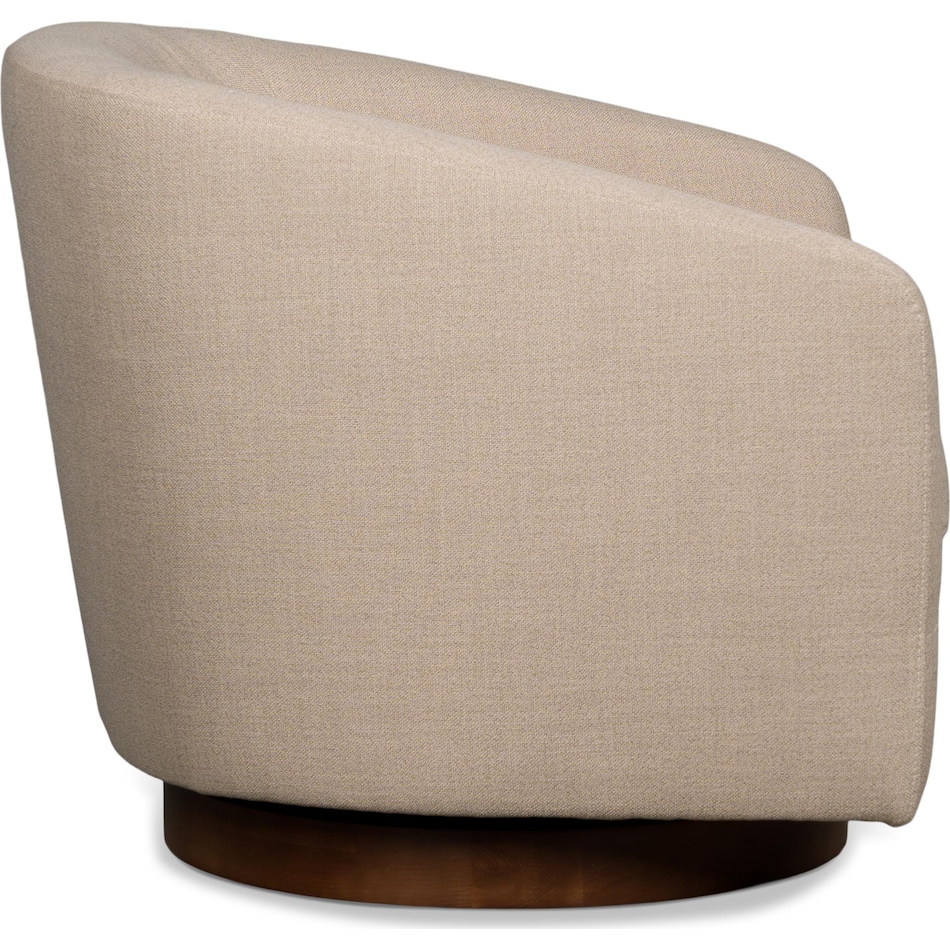 clara living room tan st stationary fabric chair   