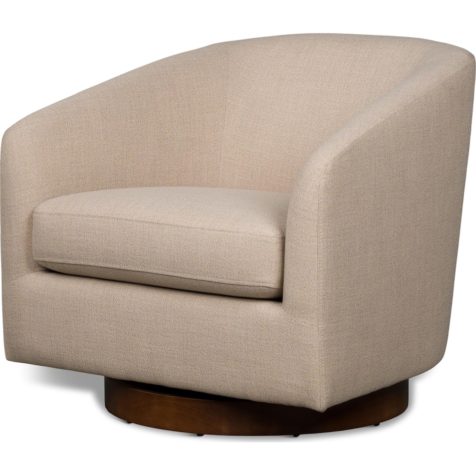 clara living room tan st stationary fabric chair   