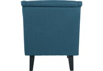 clarinda blue accent chair   