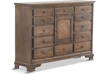 classics bedroom brown br master dresser   