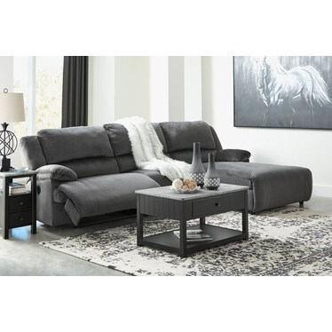 Clonmel 3-Piece Power Reclining Sectional - Right Facing