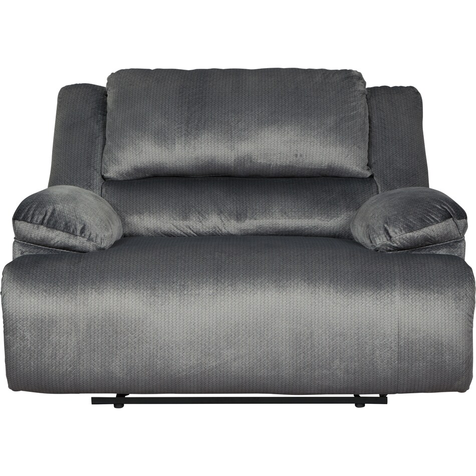 clonmel gray recliner   