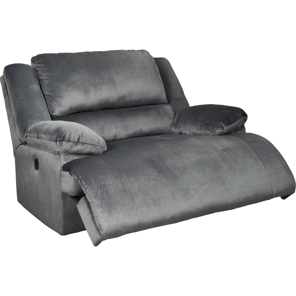 clonmel gray recliner   