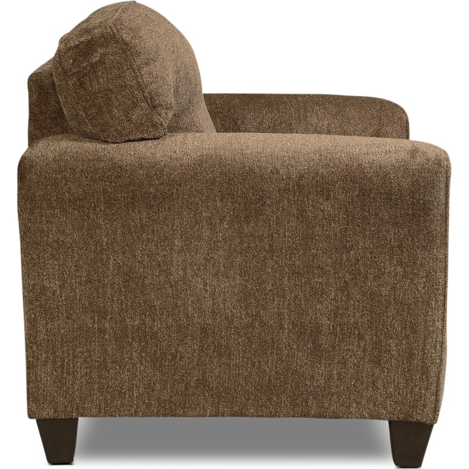 cooper cocoa brown st stationary fabric chair   