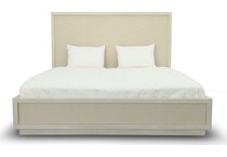 cotiere linen king panel bed p  