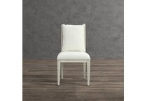 cotiere linen side chair   