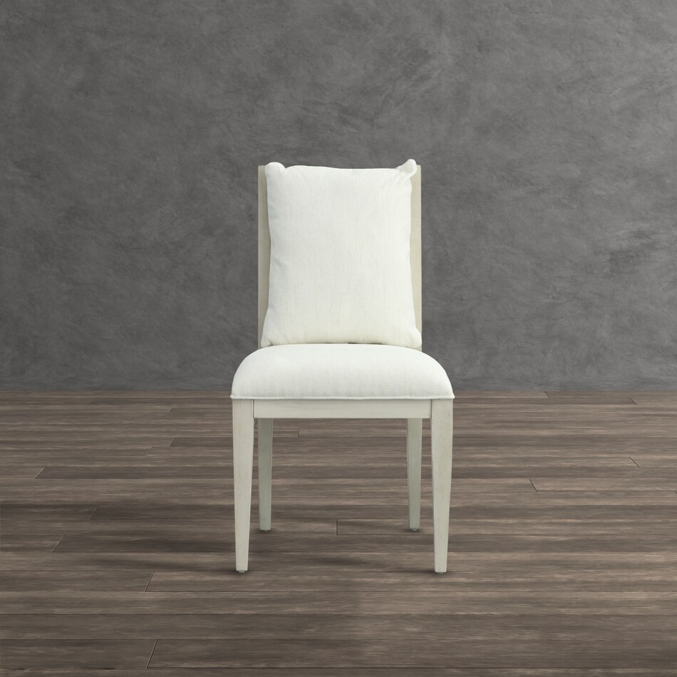 cotiere linen side chair   