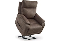 crestmeade espresso living room brown mt lift chair   