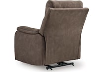 crestmeade espresso living room brown mt lift chair   