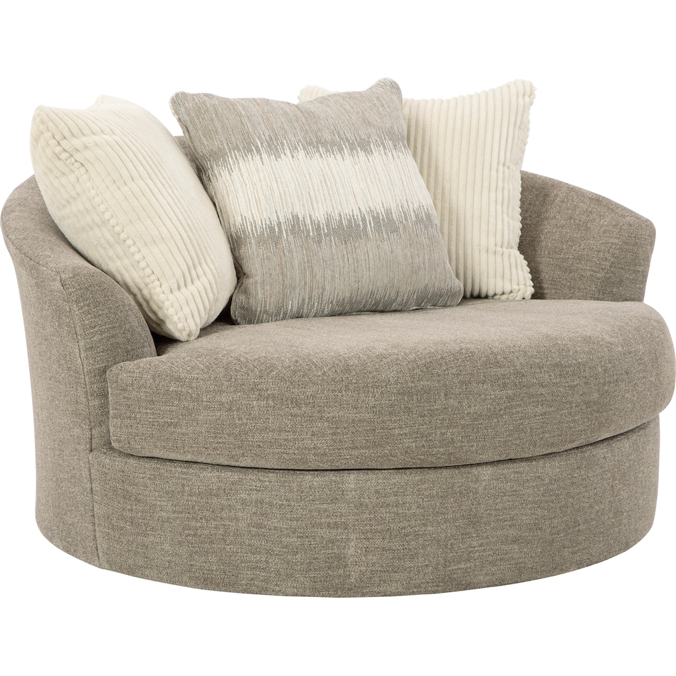 creswell gray st stationary fabric chair   