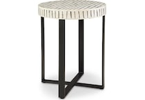 crewridge black   cream at wood accent piece a  