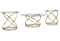 crimonti occasional gold oc  pack of tables t   