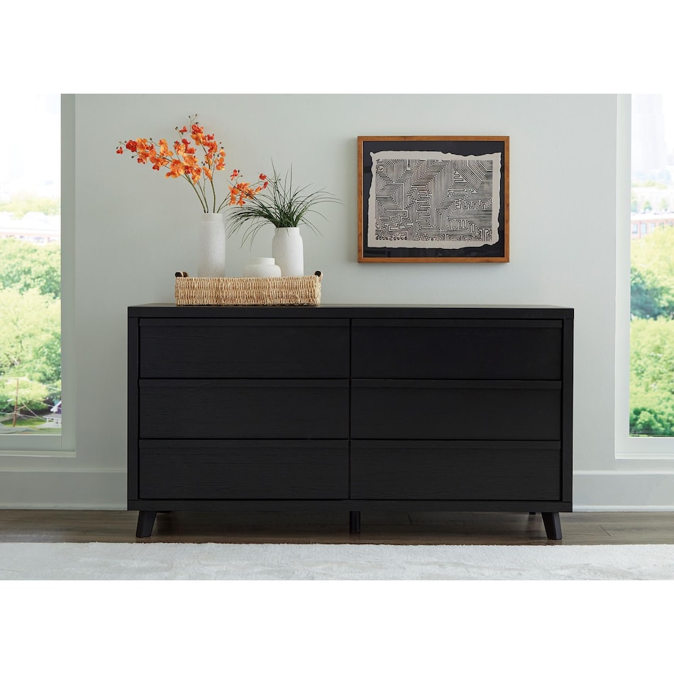 danziar bedroom black br master dresser b   