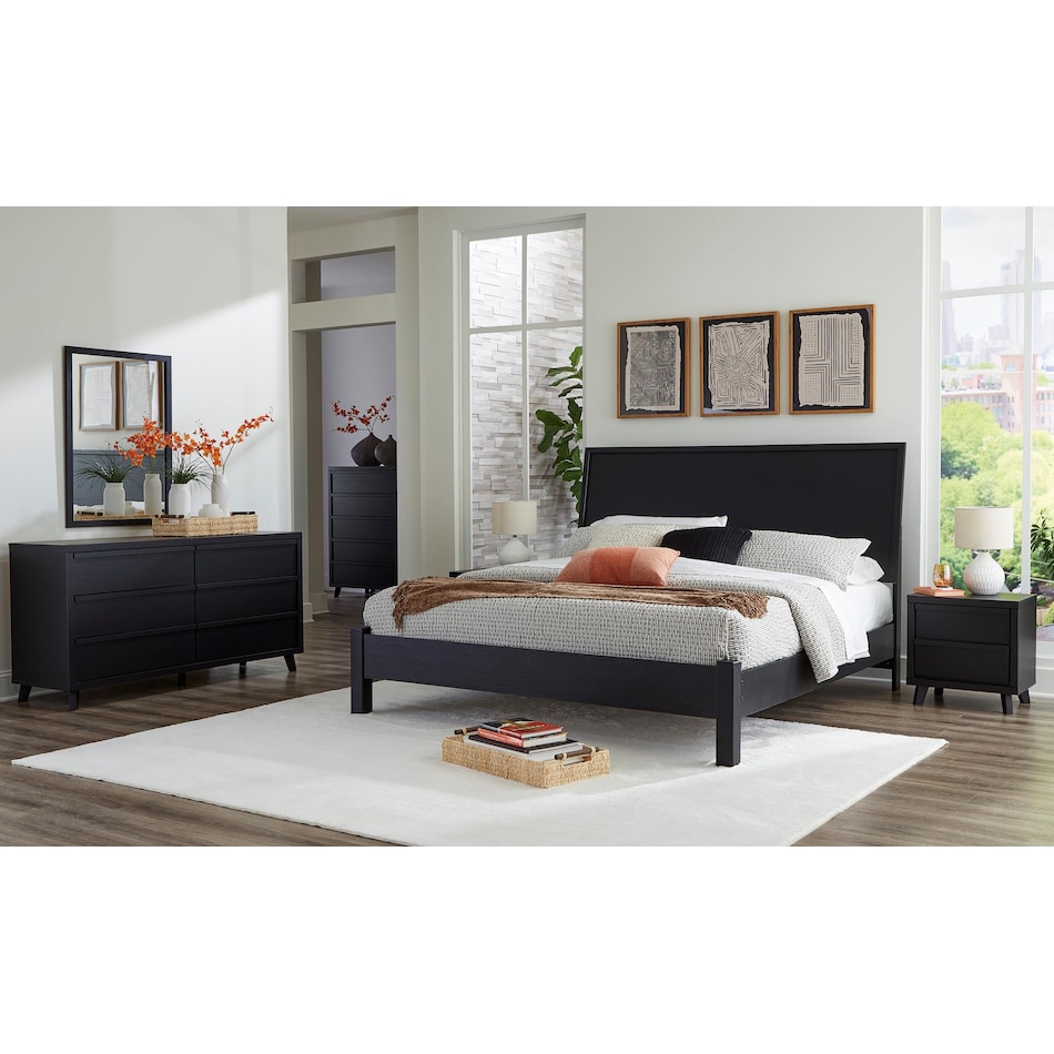 danziar bedroom black br master mirror b   