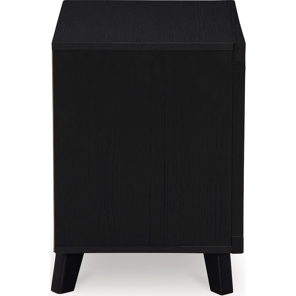 danziar bedroom black br master nightstand b   