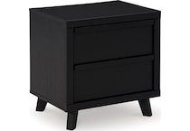 danziar bedroom black br master nightstand b   