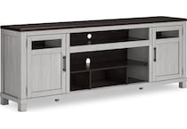 darborn occasional painted gray et entertainment console w   