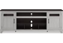 darborn occasional painted gray et entertainment console w   