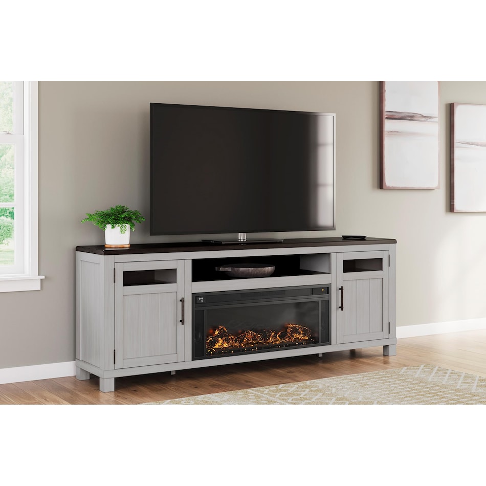 darborn occasional painted gray et entertainment console w   