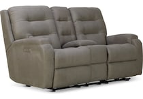 darby living room tan mt motion fabric loveseat p   