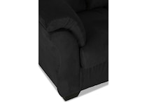 darcy living room black sofa   