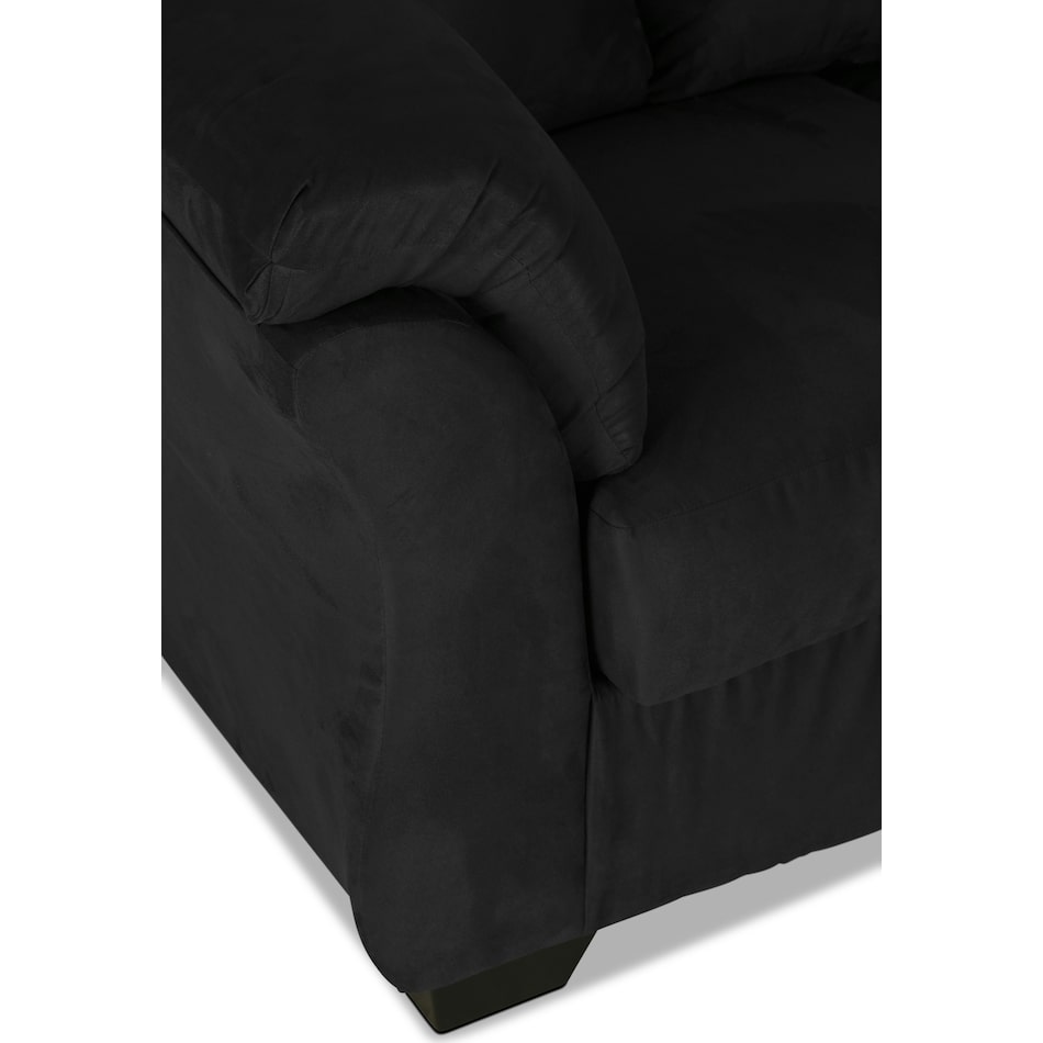 darcy living room black st feo stationary fabric sofa   