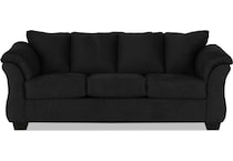 darcy living room black st feo stationary fabric sofa   