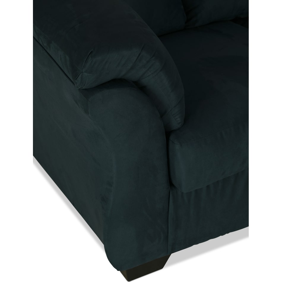 darcy living room dark blue sofa chaise   