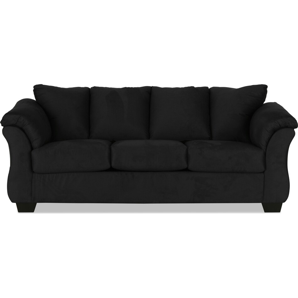 darcy black sofa   