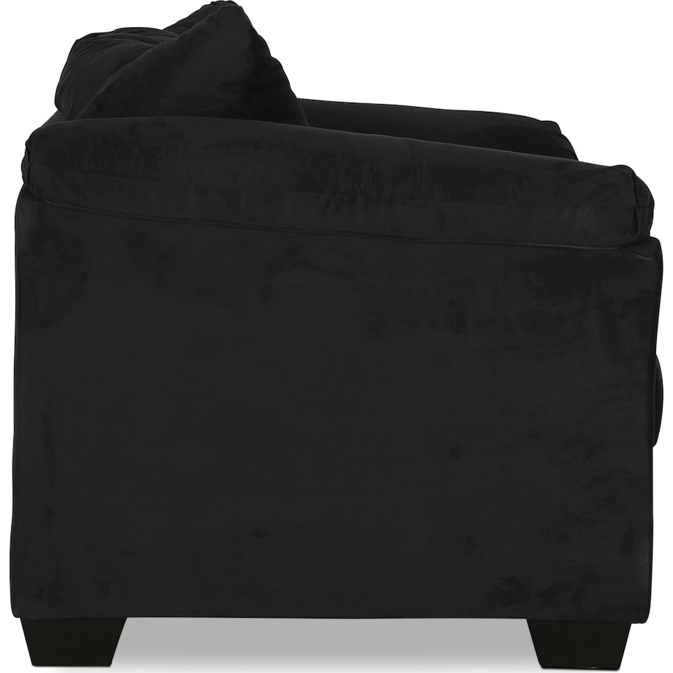 darcy black st feo stationary fabric loveseat   