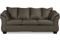 darcy gray full sleeper sofa   