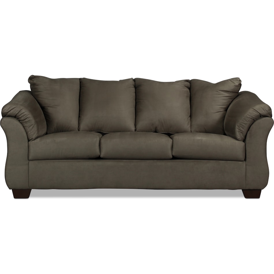 darcy gray full sleeper sofa   